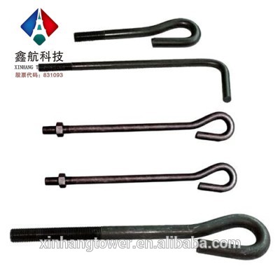 steel galvanized anchor bolts foundation bolts m10 m20 m30