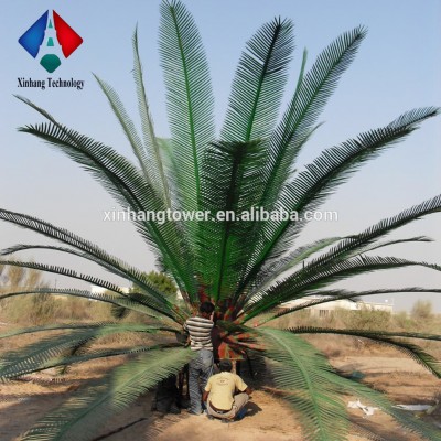 Cell Tower Tree Polyethylene Artificial Date Palm Tree Frond