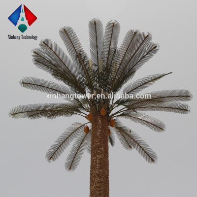 Polyethylene Palm Pole Tower Used Artificial Palm Tree Frond