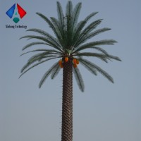 Camouflaged Palm Tree GSM Cell Communication Tower