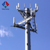 30m Wireless Monopole Steel Pole Antenna Communication Tower