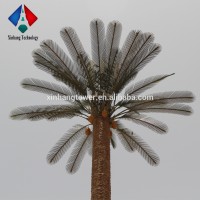 Telecom Tower Used Camouflaged Palm Tree Leaf