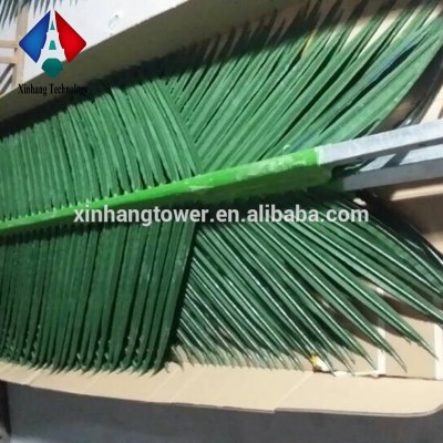 Outdoor Telecom Monopole Tower Artificial Palm Leaves